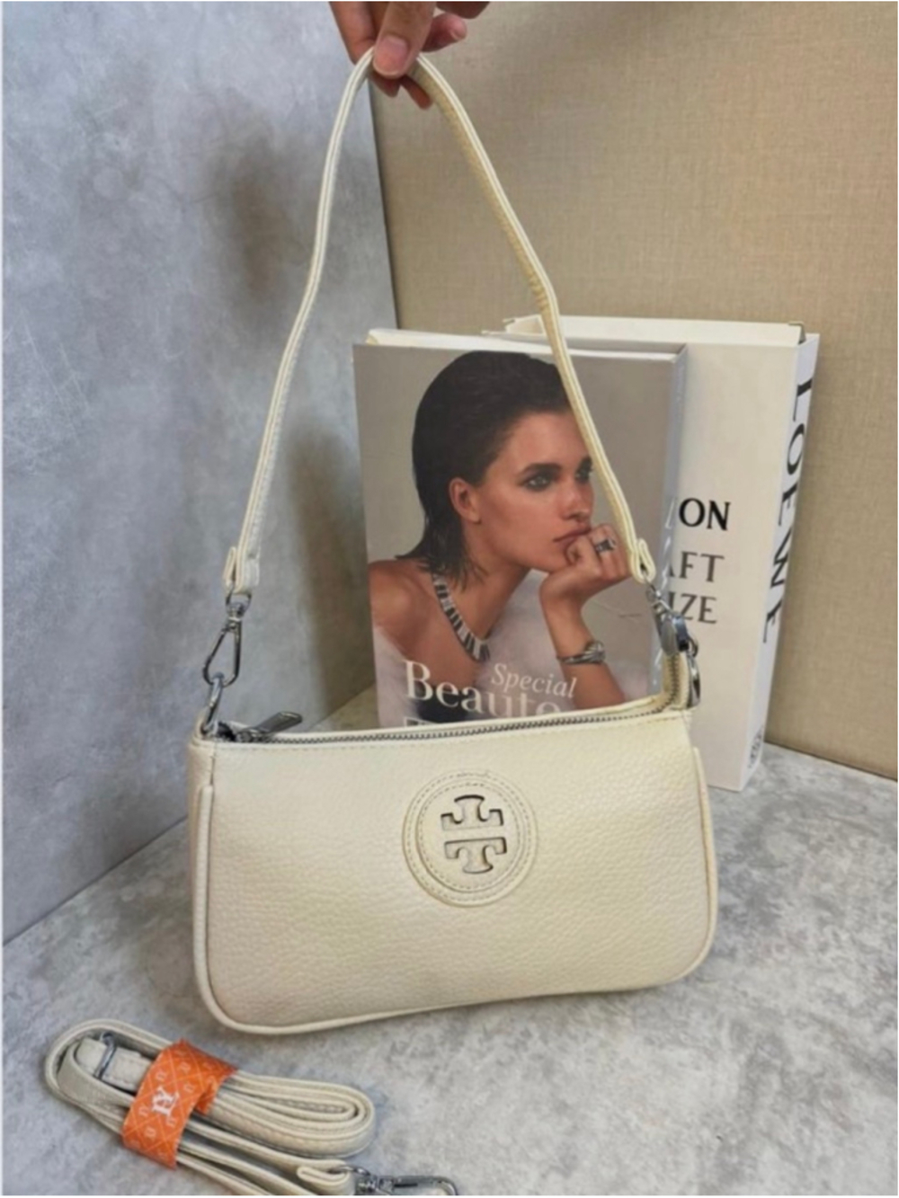 Women's Tory Burch Shoulder Bag One Size Beige